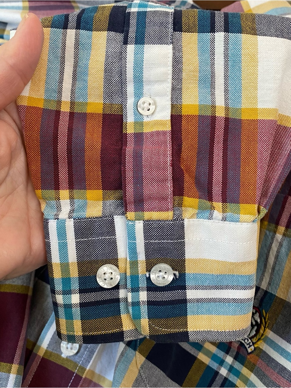 Cinch Long Sleeve Plaid Button Down Plaid Shirt Western Casual Large (flaw) - Picture 7 of 7